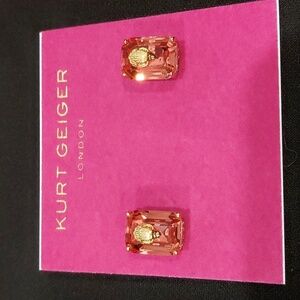 KURT GEIGER LONDON STONE EAGLE EARRINGS